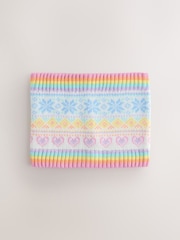 Pastel Rainbow Fairisle - Little Bird by Jools Oliver Knitted Snood - Bild 1 von 3