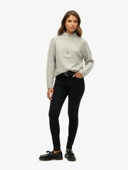 Superdry Grey Brushed Half Zip Jumper - Image 2 of 4