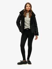 Superdry Grey Brushed Half Zip Jumper - Image 4 of 4