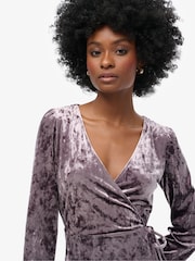 Superdry Velvet платья мини с запахом - Image 4 of 4
