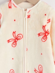 Red Bows 2.5 TOG Fleece Sleep Bag - Image 3 of 7