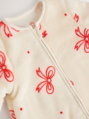 Red Bows 2.5 TOG Fleece Sleep Bag - Image 6 of 7