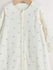 Eru Floral Velour 2.5 TOG Removable Sleeve Baby Sleep Bag - Image 8 of 11