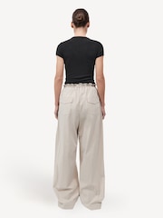 St Agni Cream Petit Paperbag Waist Trousers - Image 2 of 6