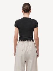 St Agni Cream Petit Paperbag Waist Trousers - Image 6 of 6