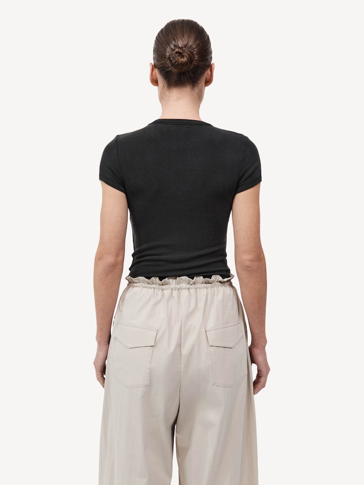 St Agni Cream Petit Paperbag Waist Trousers - Image 6 of 6 St Agni Cream Petit Paperbag Waist Trousers - Image 6 of 6