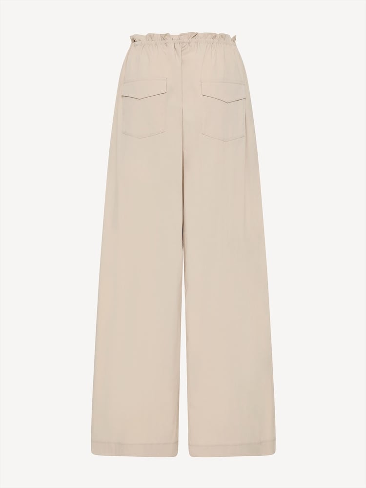 St Agni Cream Petit Paperbag Waist Trousers - Image 9 of 9