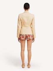 Posse Yellow Matilda Linen Blazer - Image 2 of 6