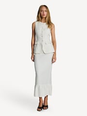Posse White Matilda 100% Linen Waistcoat - Image 2 of 8