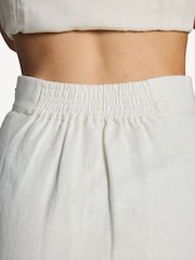 Posse White Matilda 100% Linen Column Skirt - Image 2 of 3
