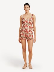 Posse Red Rosalie Floral Bodice Top - Image 1 of 9