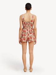 Posse Red Rosalie Floral Bodice Top - Image 2 of 9
