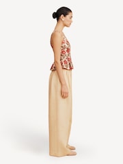 Posse Red Rosalie Floral Bodice Top - Image 5 of 9