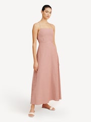 Posse Red Lori Gingham Midi Dress - Image 3 of 5
