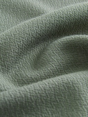 Khaki Green Short Sleeve Textured Polo Shirt (3-16yrs) - Image 3 of 4