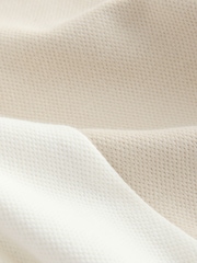 Stone Zip Neck Textured Colourblock Polo Shirt (3-16yrs) - Image 3 of 4