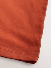 Rust Varsity Relaxed Fit Short Sleeve Graphic Print T-Shirt (3-16yrs) - Image 4 of 4