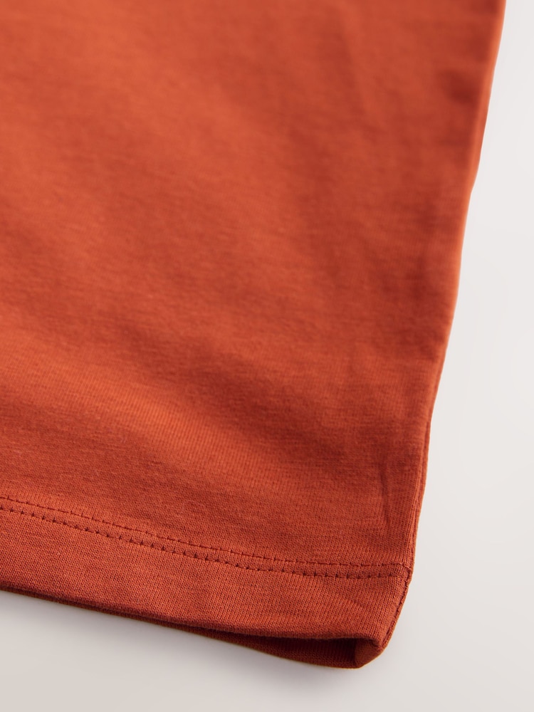Rust Varsity Relaxed Fit Short Sleeve Graphic Print T-Shirt (3-16yrs) - Image 4 of 4