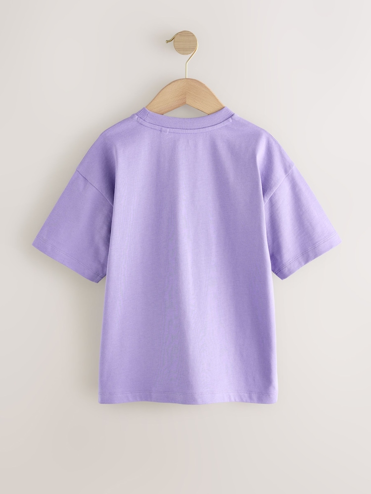 Purple Controller Relaxed Fit Short Sleeve Graphic Print T-Shirt (3-16yrs) - Image 2 of 4