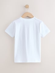 White Football Striker Regular Fit Short Sleeve Graphic T-Shirt (3-16yrs) - Image 2 of 4