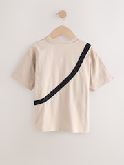 Stone/Camo Bag Pocket Short Sleeve T-Shirt (3-16yrs) - Image 2 of 4