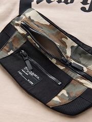 Stone/Camo Bag Pocket Short Sleeve T-Shirt (3-16yrs) - Image 3 of 4