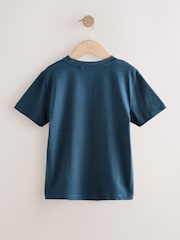 Azul Best Bro - Camiseta de corte estándar y manga corta con diseño gráfico (3-16 años) - Imagen 2 de 4