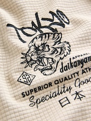 Stone Tiger - Graphic Textured Short Sleeve T-Shirt (3-16yrs) - صورة 7 من 8