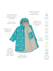 Muddy Puddles Blue Waterproof Changing Robe Cover-Up - Image 7 of 7