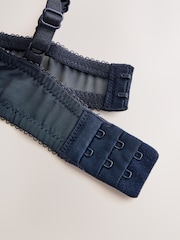 Navy/Pink Check A-DD Push Up Padded Balcony Bras - Image 9 of 9