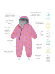 وردي - Muddy Puddles Waterproof EcoLight Puddlesuit - صورة 5 من 5