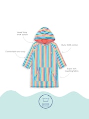 Muddy Puddles Towel Poncho 100% Cotton Cover-Up - صورة 3 من 4