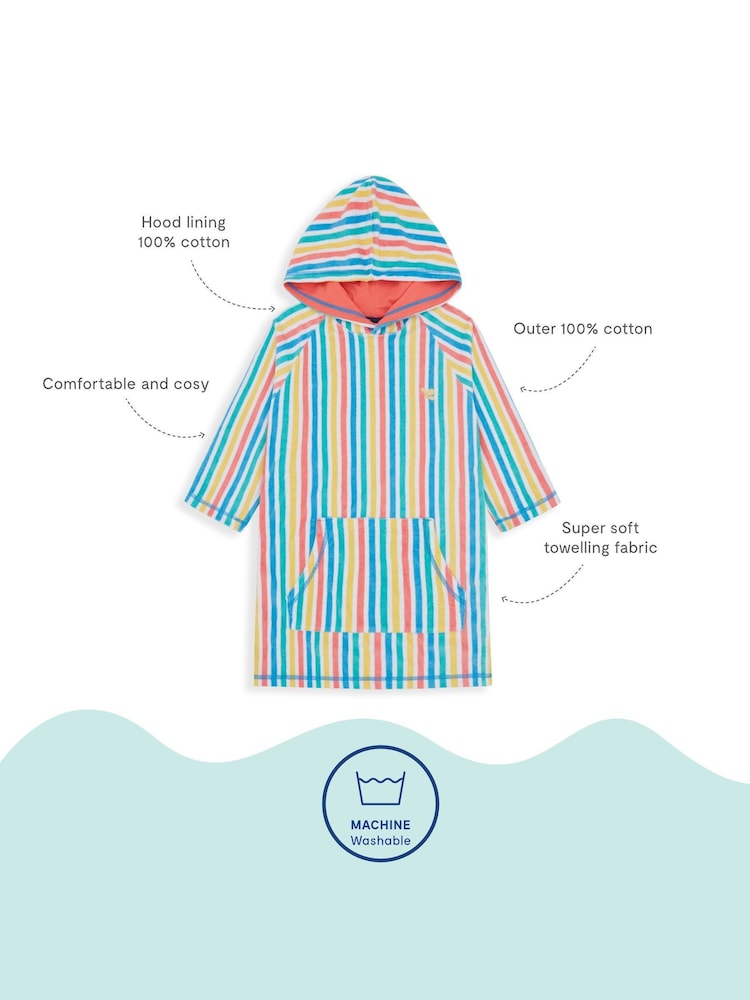 Muddy Puddles Towel Poncho 100% Cotton Cover-Up - صورة 4 من 4