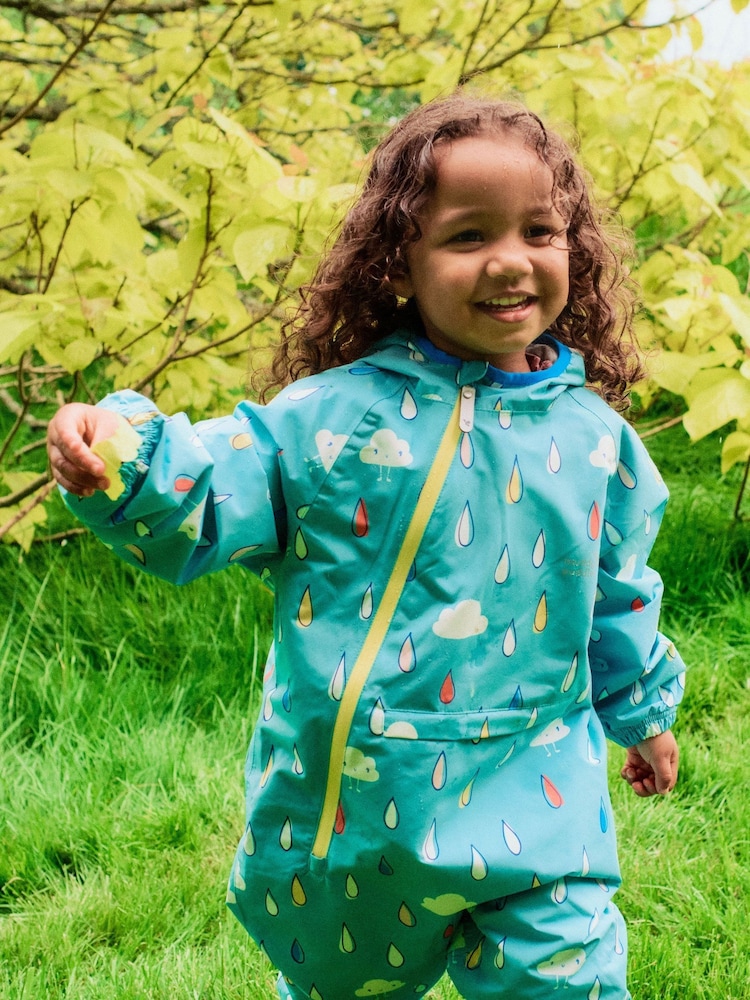 Blauw - Muddy Puddles Waterproof EcoLight Puddlesuit - Image 2 of 5