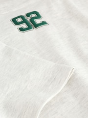 Grey Marl Varsity Relaxed Fit Short Sleeve Graphic Print T-Shirt (3-16yrs) - Image 4 of 4