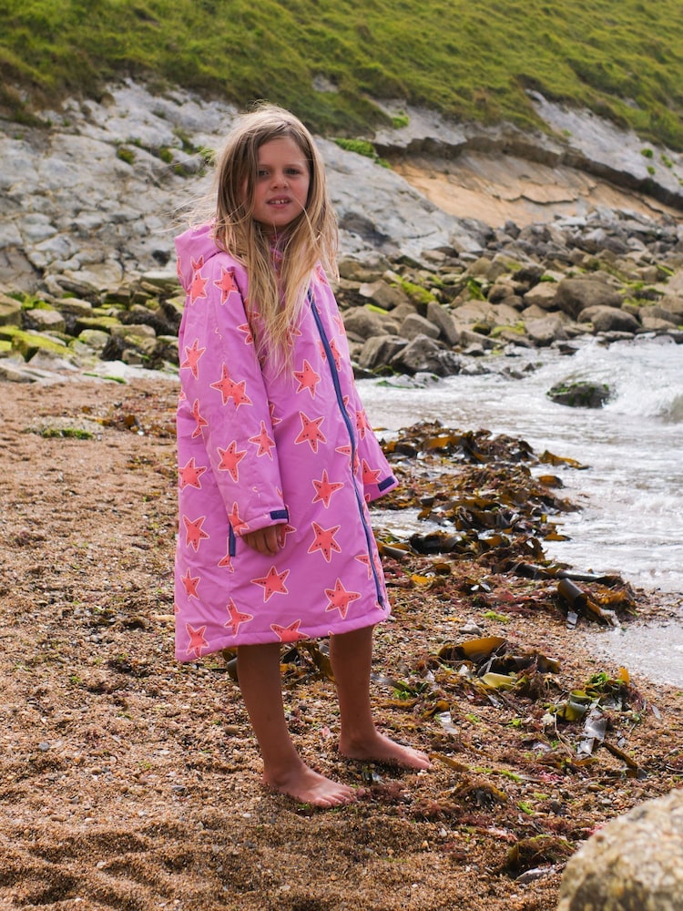 Muddy Puddles Pink Waterproof Changing Robe Cover-Up - Image 1 of 5