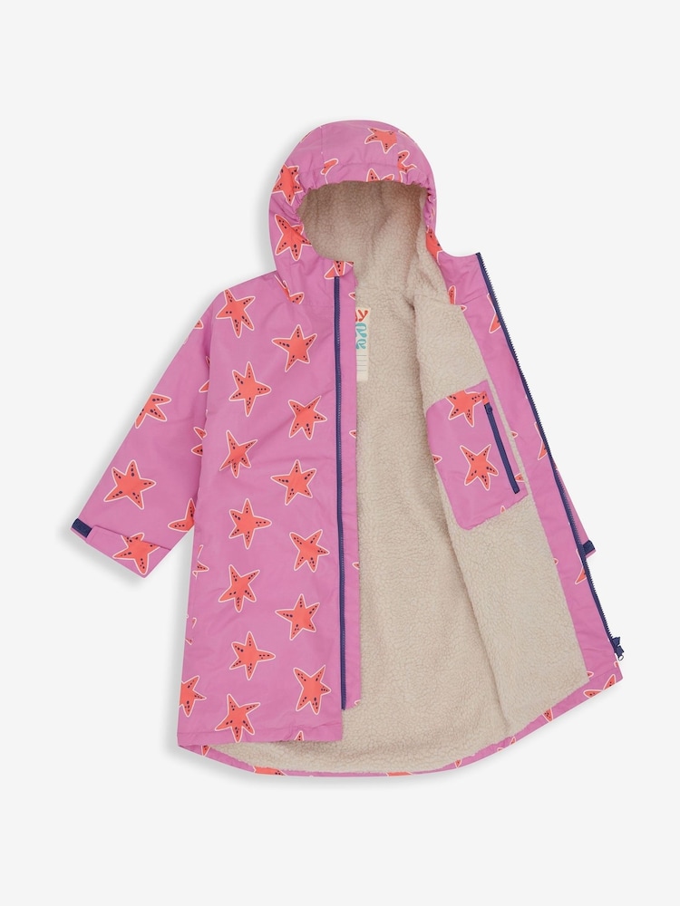 Muddy Puddles Pink Waterproof Changing Robe Cover-Up - Image 4 of 5