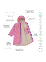 Muddy Puddles Pink Waterproof Changing Robe Cover-Up - Image 5 of 5