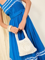 Friends Like These Cream Mini Net Clutch Bag - Image 4 of 5