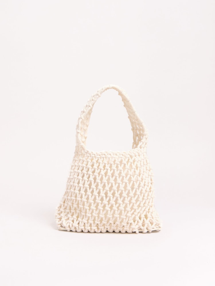 Friends Like These Cream Mini Net Clutch Bag - Image 5 of 5