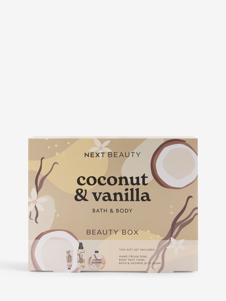 Coconut & Vanilla Bath & Body Beauty Box - Image 1 of 3
