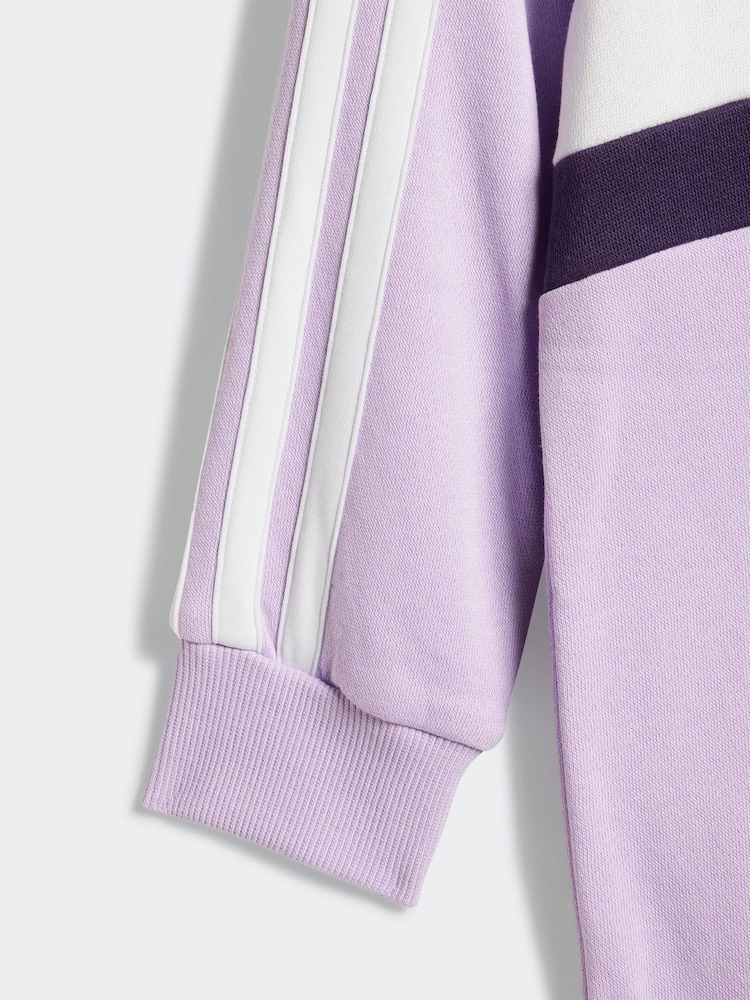 adidas Purple Essentials Tiberio Infant Kids Hoodie and Leggings Set - Image 7 of 7 adidas Purple Essentials Tiberio Infant Kids Hoodie and Leggings Set - Image 7 of 7