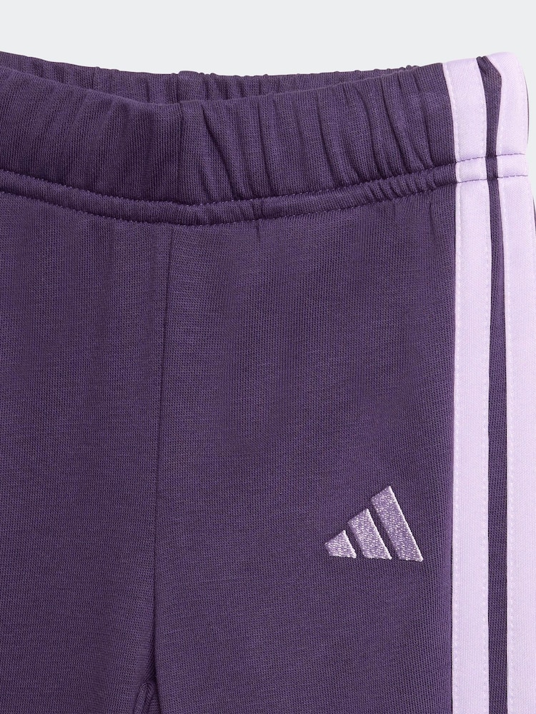 adidas Purple Essentials Infant Kids Sweatshirt and Joggers Set - Image 7 of 7