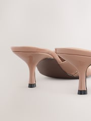 Nude Forever Comfort® Bow Cutout Open Toe Mules - Image 6 of 7