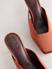 Rust Brown Forever Comfort® Chisel Closed Toe Mules - Image 4 of 5