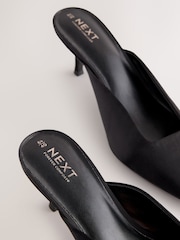 Black Forever Comfort® Chisel Closed Toe Mules - Image 8 of 9