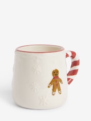 Cream Gingerbread Christmas Mug Bauble - Image 4 of 5