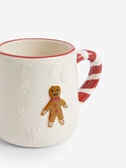 Cream Gingerbread Christmas Mug Bauble - Image 5 of 5