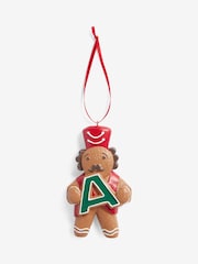 Brown Christmas Gingerbread Alphabet Bauble - Image 3 of 4