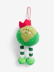 Brussel Sprout Novelty Christmas Plush Bauble - Image 1 of 1